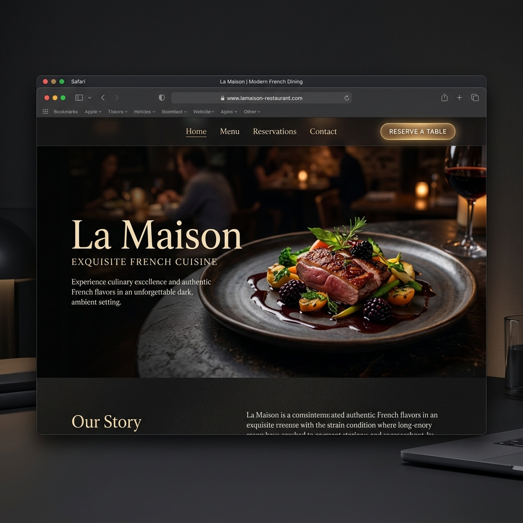 La Maison Restaurant Website